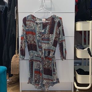 Romper- red, white, and blue